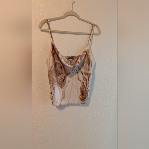 Sans Souci Tops - Sans Souci Swirl Patterned Women's Top Size XL